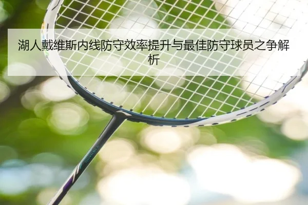 湖人戴维斯内线防守效率提升与最佳防守球员之争解析